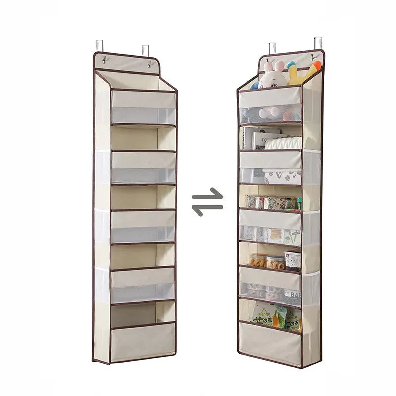 Five-Tier Hanging Closet Organizer in Beige or Gray – image 6