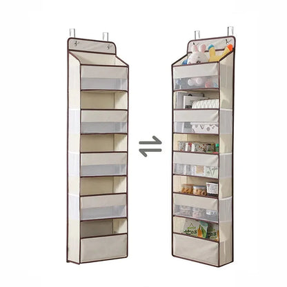 Five-Tier Hanging Closet Organizer in Beige or Gray – image 6