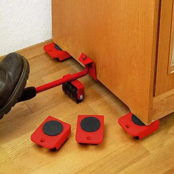 Five-Piece Furniture Mover Set with Eight-Wheel Dollies – image 5