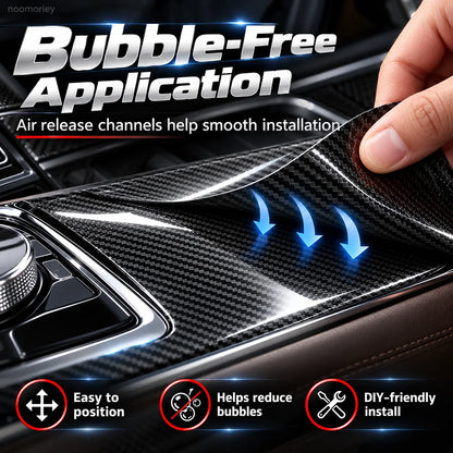 6D gloss carbon-style vinyl wrap image 4