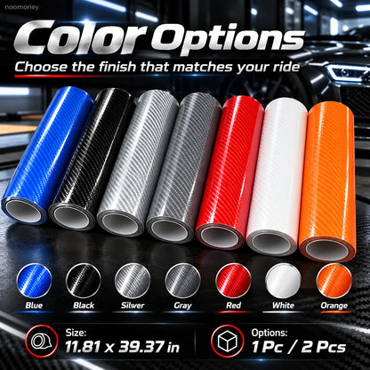 6D gloss carbon-style vinyl wrap image 8