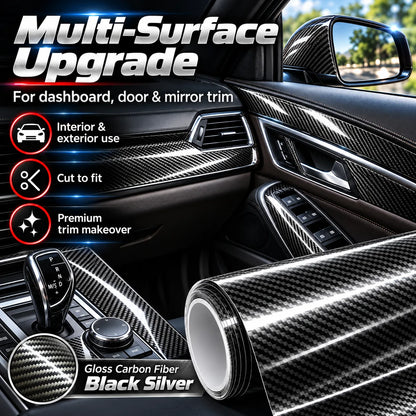 6D gloss carbon-style vinyl wrap image 10