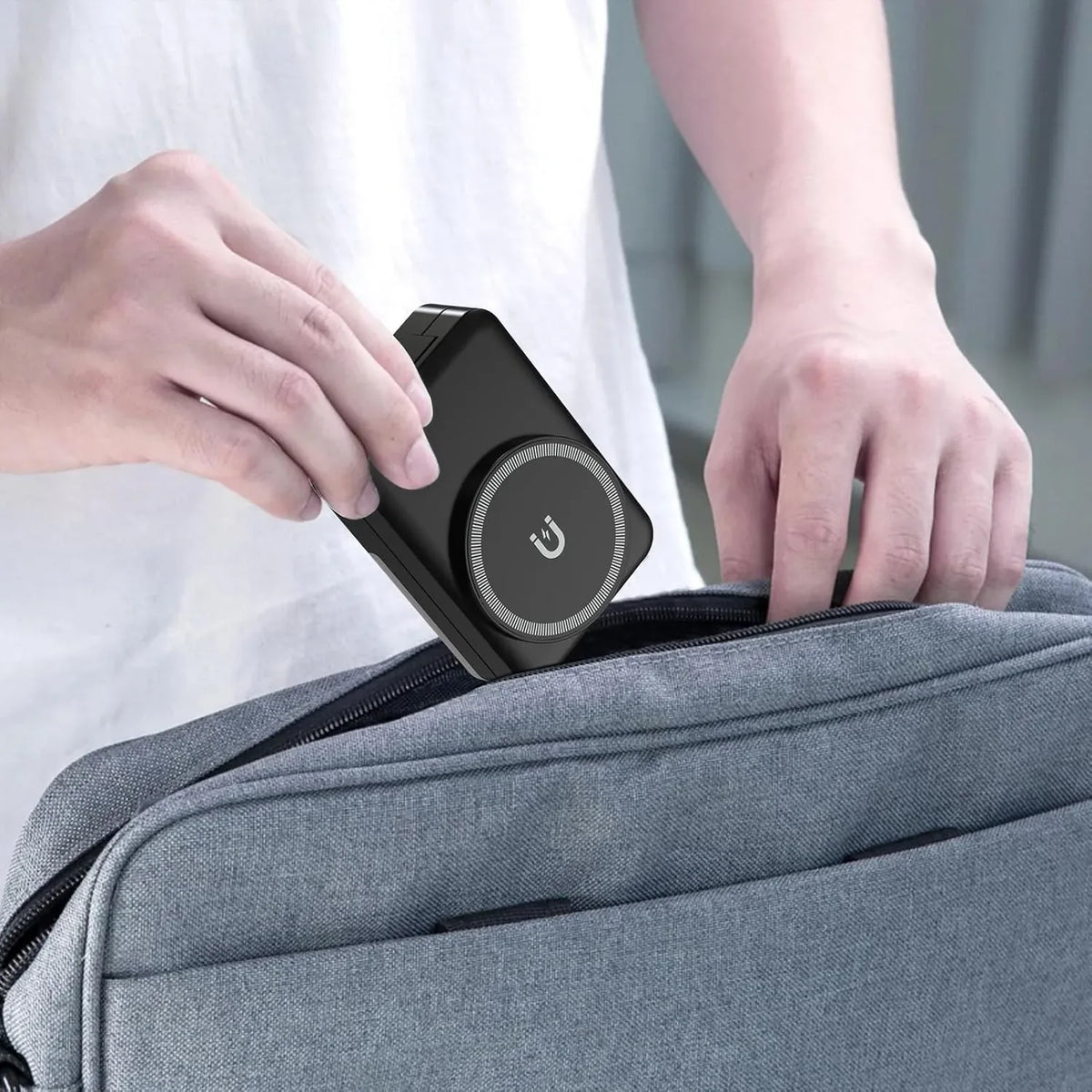 Foldable Three-in-One Magnetic Wireless Charging Stand — view 5