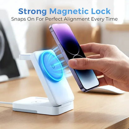 Foldable Three-in-One Magnetic Wireless Charging Stand — view 13