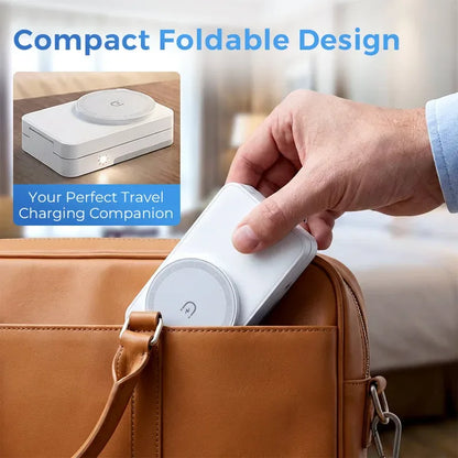 Foldable Three-in-One Magnetic Wireless Charging Stand — view 14