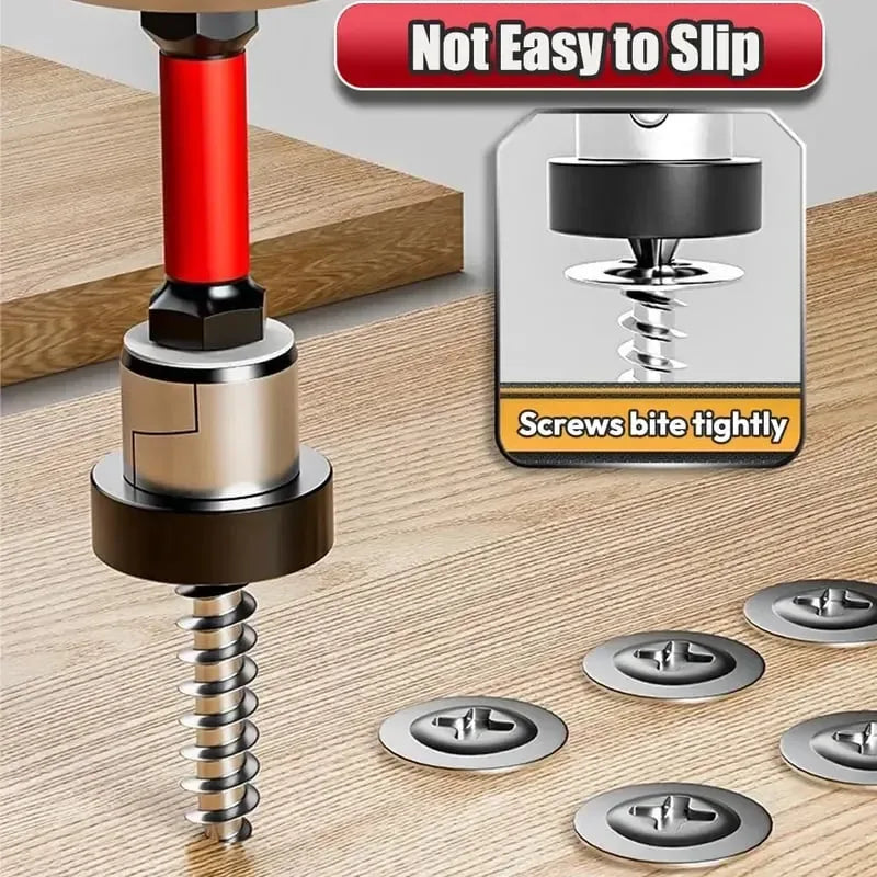 Magnetic PH2 Drywall Screwdriver Bits with Depth Stops, 5-Piece Set — view 3