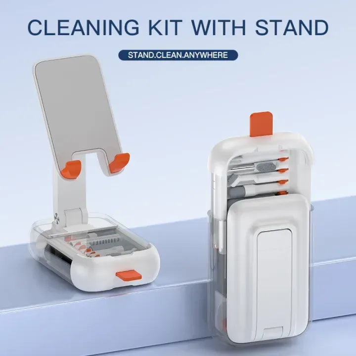 Electronics Cleaning Kit with Fold-Out Phone Stand — view 1