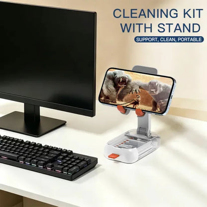Electronics Cleaning Kit with Fold-Out Phone Stand — view 3