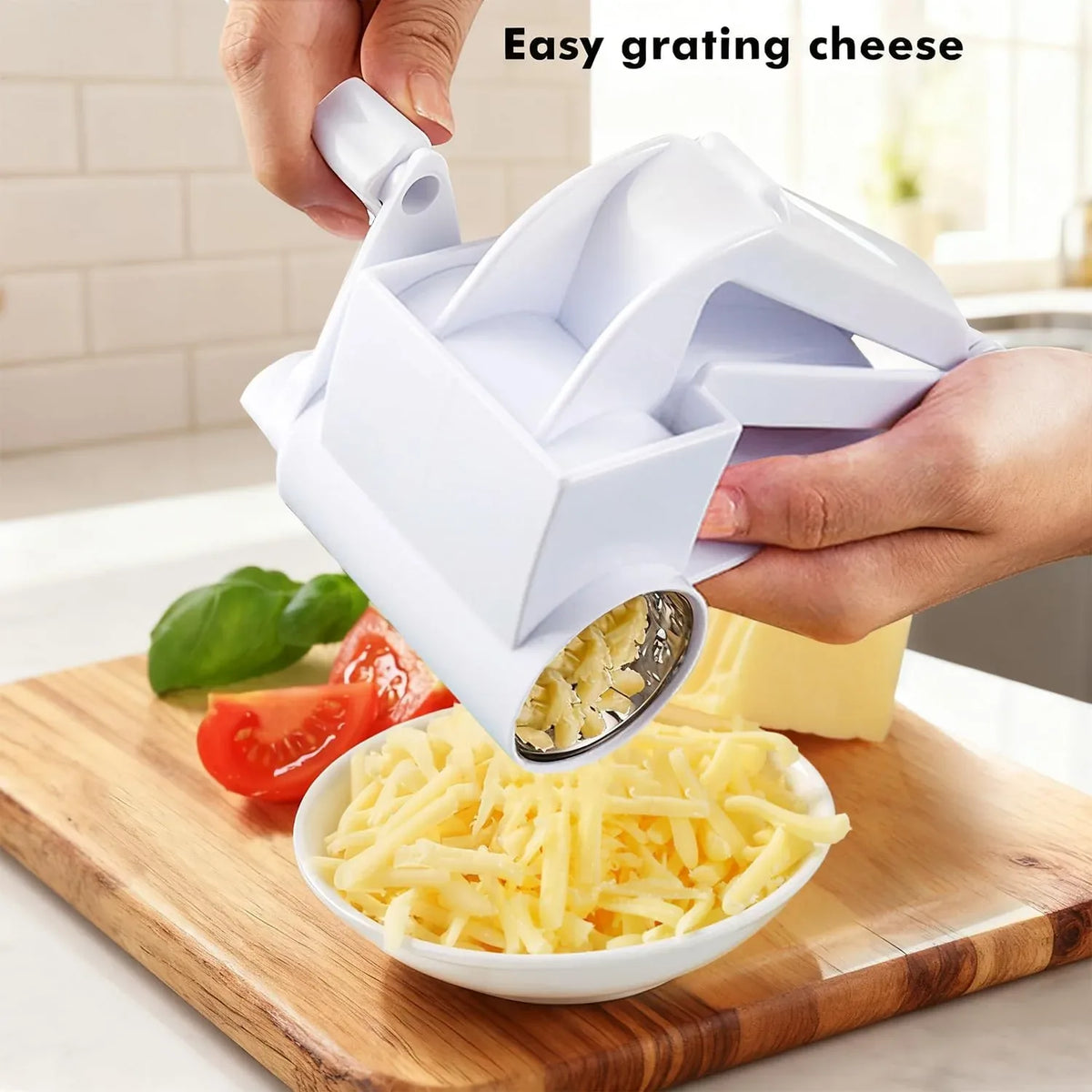 Hand-Crank Rotary Grater for Cheese and Chocolate — view 1
