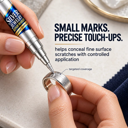 Silver-Tone Jewelry Touch-Up Pens for Small Cosmetic Marks, 2-Pack — view 5