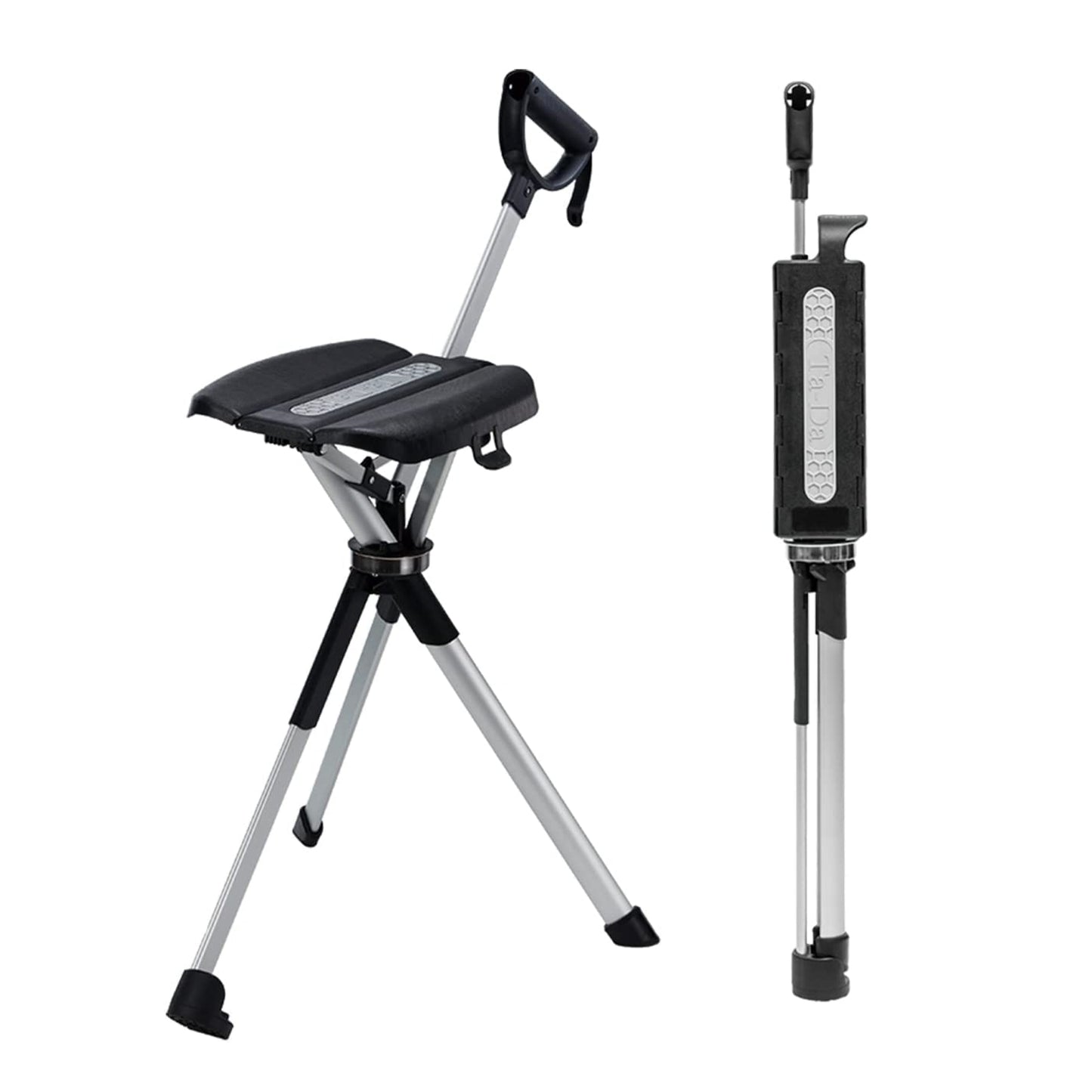 Elarohome S2 | 2-in-1 Portable Folding Seat & Walking Stick