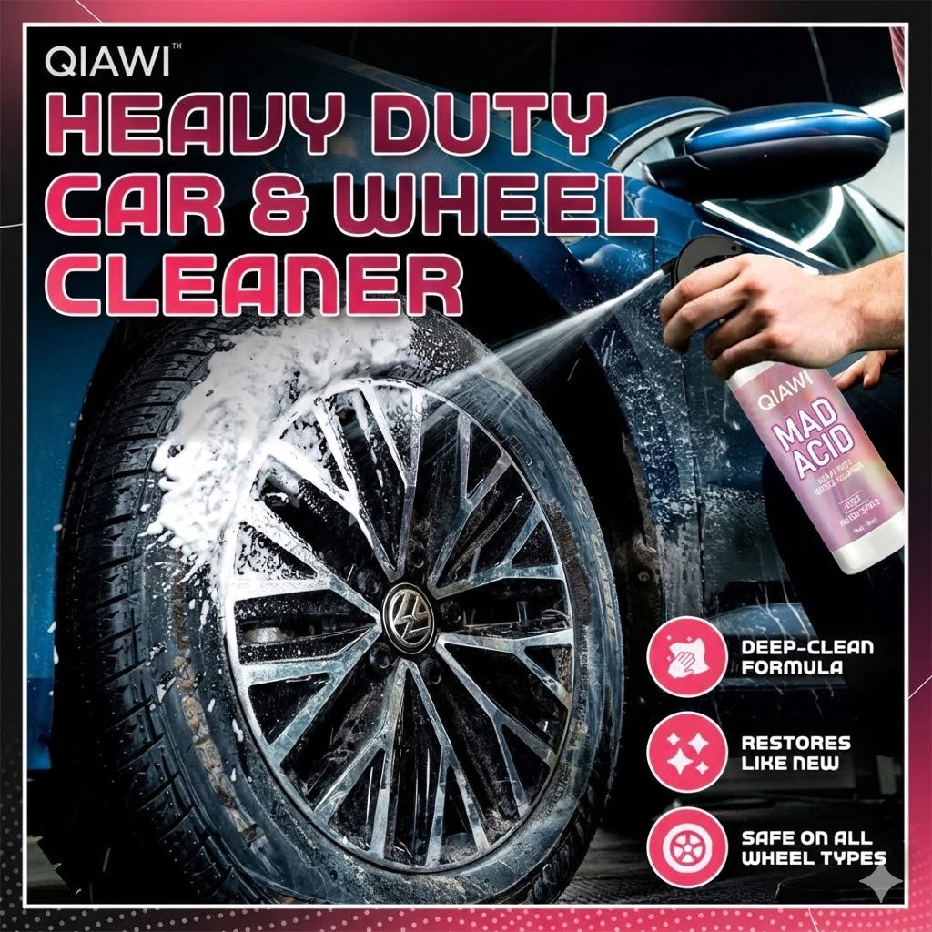 ✨ Heavy Duty Car & Wheel Cleaner — Rust • Water Spots • Grime — Gone in Seconds